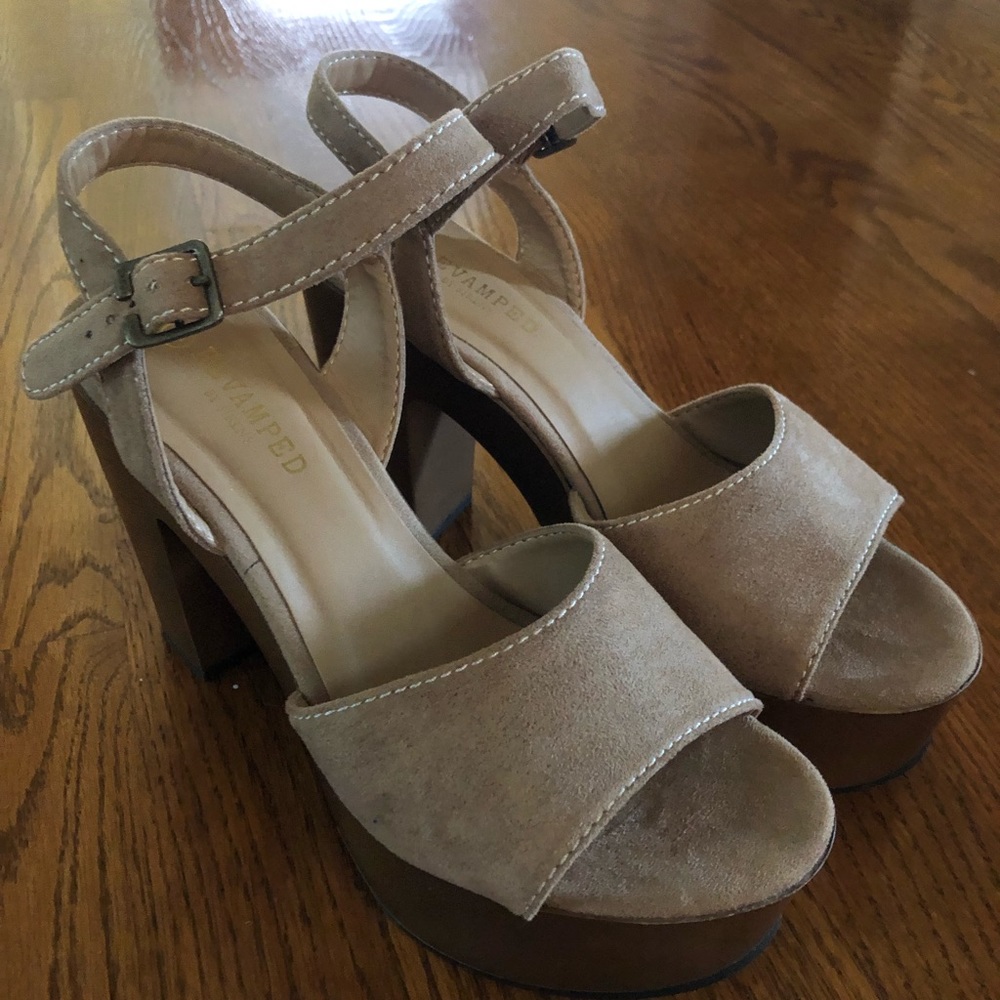 Platform Block Heels